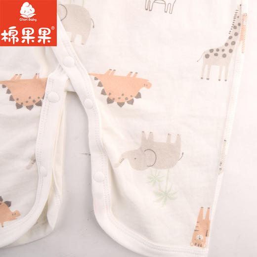 棉果果夏季新品5A抗菌纯棉蝴蝶连体衣M201726224376 商品图3
