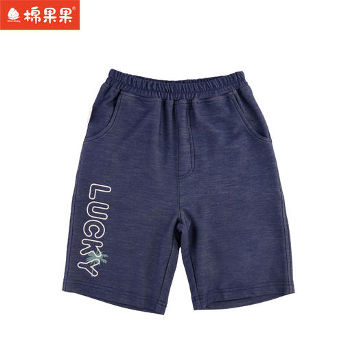 棉果果夏季新品男童仿牛仔针织七分裤M212202224286 商品图0