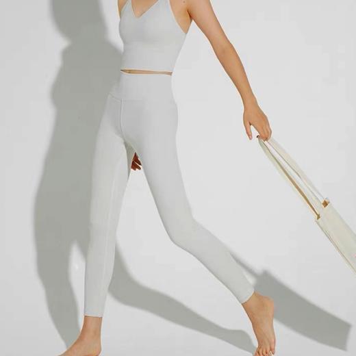 【lulu同款奶油色系瑜伽裤 】谷米益 高腰运动打底裤 商品图0