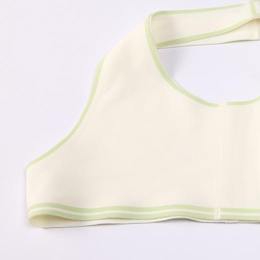 都市丽人Vbra内衣深V领口内衣女泳布文胸无尺码3/4杯薄款无钢圈无排扣LB46K4 商品图7