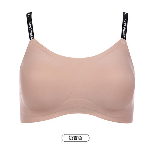 都市丽人Vbra内衣无痕背心内衣女泳布文胸无尺码抹胸薄款无钢圈无排扣LB463K 商品图10