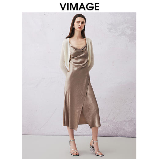 VIMAGE纬漫纪夏季新款气质时尚百搭显瘦防晒开衫针织衫上衣V2101721 商品图1