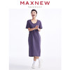 【裙装】女装MAX柔棉U领凉感百搭长裙 1N2225309 商品缩略图0