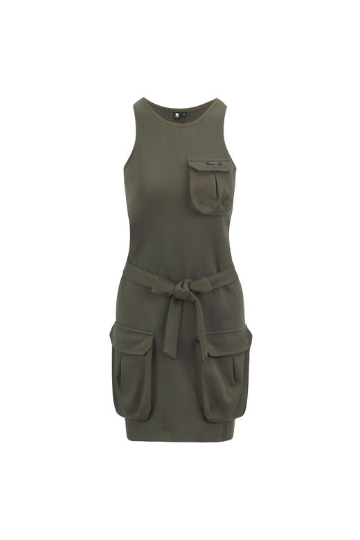 oneup针织口袋连衣裙 商品图6