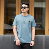 【Q】【新款DMH】大依优型大码男装前后印花圆领短袖T恤加肥加大休闲肥佬男上衣夏季半袖胖子潮款 商品缩略图0