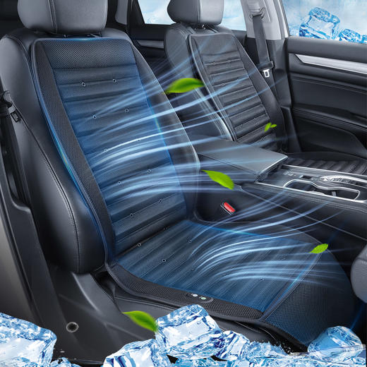 迈未 升级智能通风坐垫 三档风力 透气网布 标配12V点烟器 商品图5