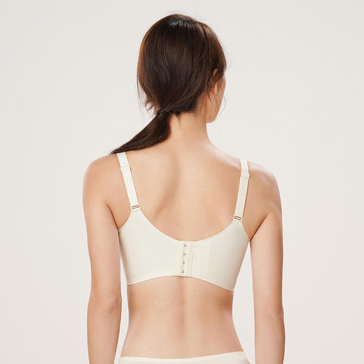 都市丽人舒软挺塑柔型杯轻塑塑身内衣女蕾丝B杯适穿3/4杯中厚调整型文胸无钢圈四排扣LJ41B2 商品图4