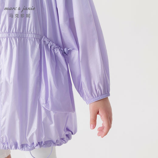 [超轻透气]马克珍妮女童抽绳连帽防晒衣儿童防晒服夏装新款240828 商品图3