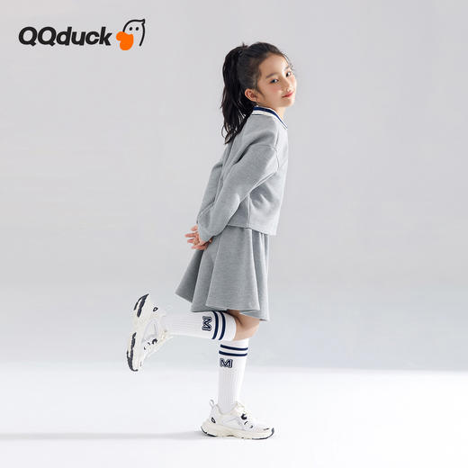 【清仓捡漏】【两件套】【120-165】【可可鸭】女童套装学院风运动两件套 商品图6