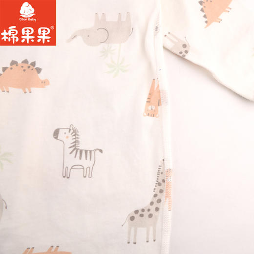 棉果果夏季新品5A抗菌纯棉蝴蝶连体衣M201726224376 商品图2