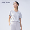 pure touch女士V领T恤1304241032 商品缩略图0