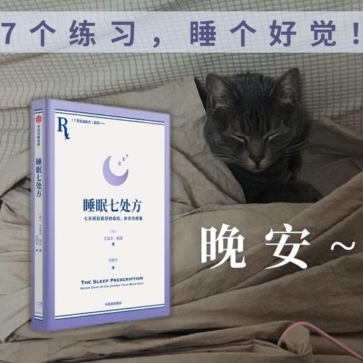 睡眠七处方 艾瑞克·帕瑟 著 七天得到更好的放松、休息与修复  与其苦苦追求睡眠，不如让睡眠主动来找你 睡眠诊所给所有存在睡眠障碍患者的指导手册 中信出版社(艾瑞克·帕瑟) 商品图4