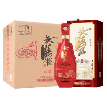 黄鹤楼酒 更上层楼 三楼 浓香型白酒 52度 500ml*6瓶 整箱装 年货送礼 商品图3