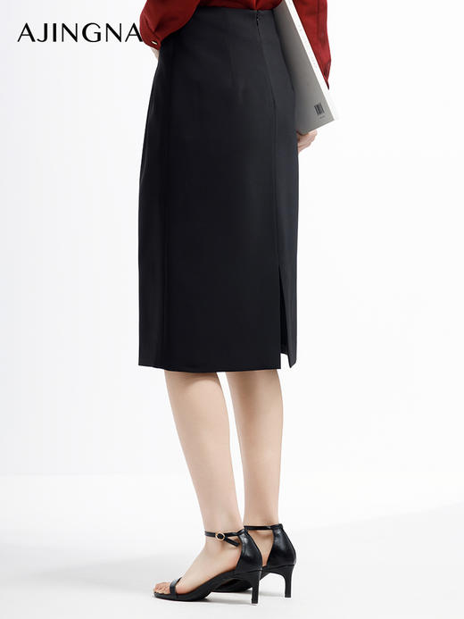 【商场同款】阿菁娜2024春季新款优雅简约直身裙A29C113057 商品图3