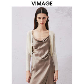 VIMAGE纬漫纪夏季新款气质时尚百搭显瘦防晒开衫针织衫上衣V2101721