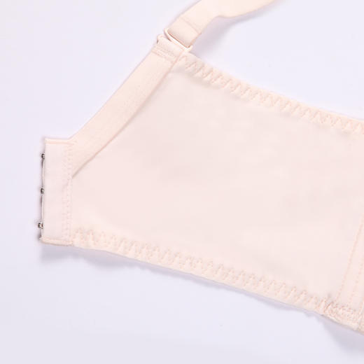 都市丽人自然舒适内衣女蕾丝文胸B杯适穿3/4杯薄款软钢圈三排扣LB42D6 商品图6