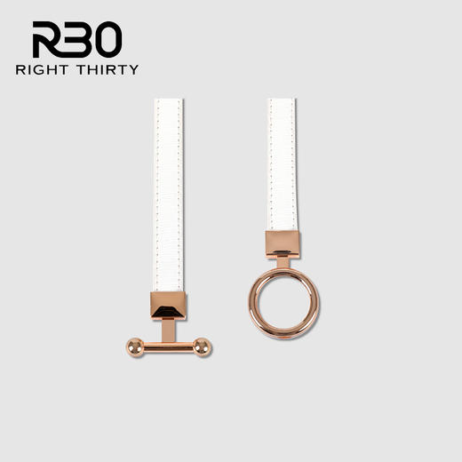 R30 简约百搭高级感牛皮扣环细腰带 N24DTLK232 商品图3