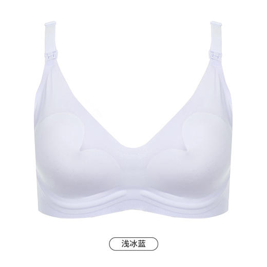 都市丽人快乐妈咪孕哺内衣女泳布文胸无尺码3/4杯超薄款速干无钢圈三排扣LB42L4 商品图10
