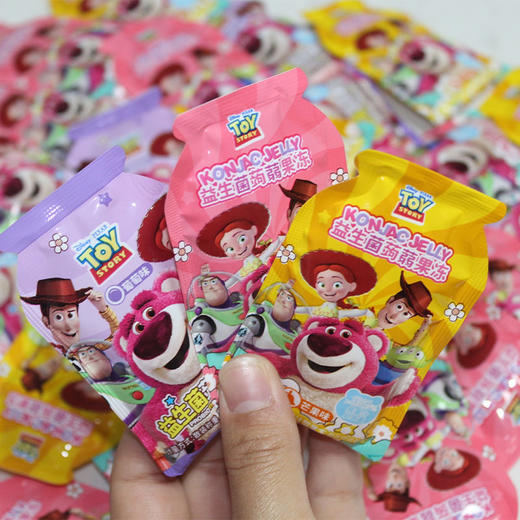 草莓熊益生菌蒟蒻果冻白桃味160g 商品图1