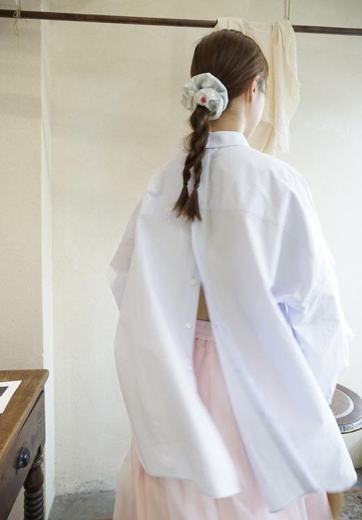 ECOLE DE CURIOSITES 长袖不对称设计衬衫(两边可分离) 商品图3