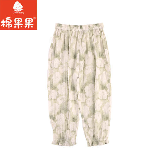 棉果果夏季新品女童梭织九分裤M222208424202 商品图1