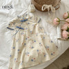 【清新甜美范！】柠里新中式连衣裙女童2024夏新款儿童甜美小清新国风盘扣旗袍裙潮 商品缩略图6