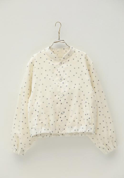 ECOLE DE CURIOSITES 丝绸欧根纱波点夹克外套 商品图0