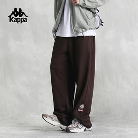 Kappa卡帕针织休闲裤2024新款男夏直筒长裤气球裤小脚裤K0E32AK72