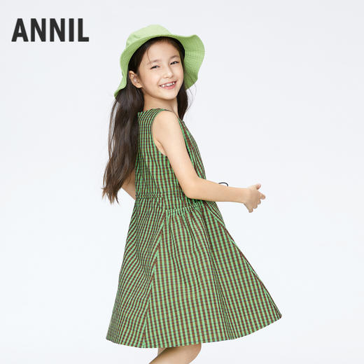 【实体店同款】女童小清新无袖连衣裙裙子新款安奈儿童装AG423820 商品图2