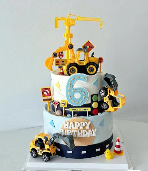 挖掘机主题甜品台8018 商品图0