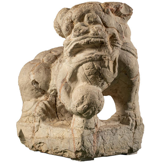 清 石雕狮子摆件 商品图5