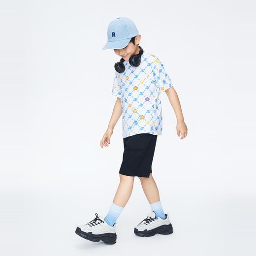 男童元气活力五分裤裤子夏季新款安奈儿童装实体店同款AB426611 商品图6