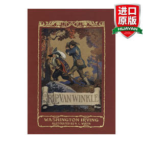 Rip Van Winkle 英文原版 瑞普·凡·温克尔 Calla Editions 精装插图版 Washington Irving华盛顿·欧文 英文版 进口英语原版书籍