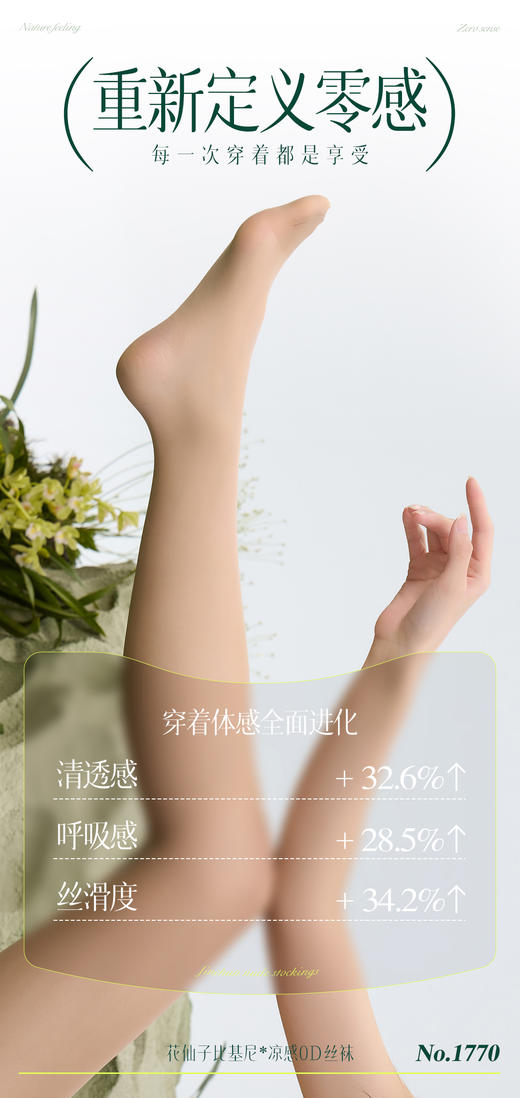 女士0D薄丝袜加肥加大防晒袜马油袜1759/8236/8230 商品图10