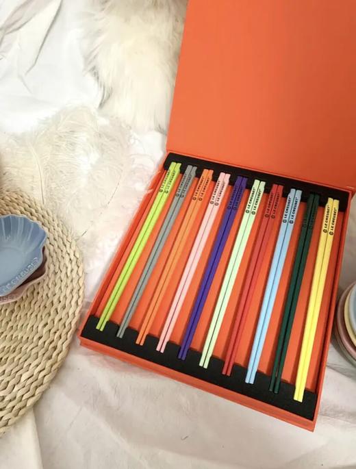 【酷彩炻瓷餐具】法国LE CREUSET酷彩彩虹筷子家用餐桌礼盒装陶瓷健康炫彩餐具套装 商品图3