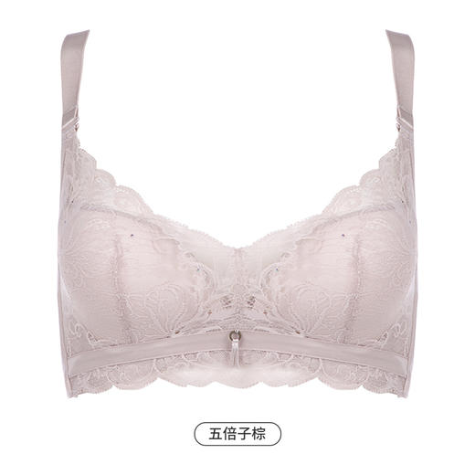 都市丽人舒软挺塑轻塑调整型内衣女蕾丝塑身AB杯3/4杯中厚文胸无钢圈四排扣LJ41B3 商品图11