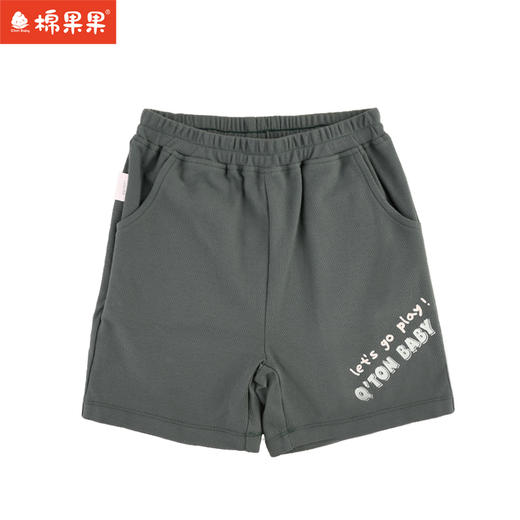 棉果果夏季新品男童珠地棉针织中裤M212203224290 商品图0