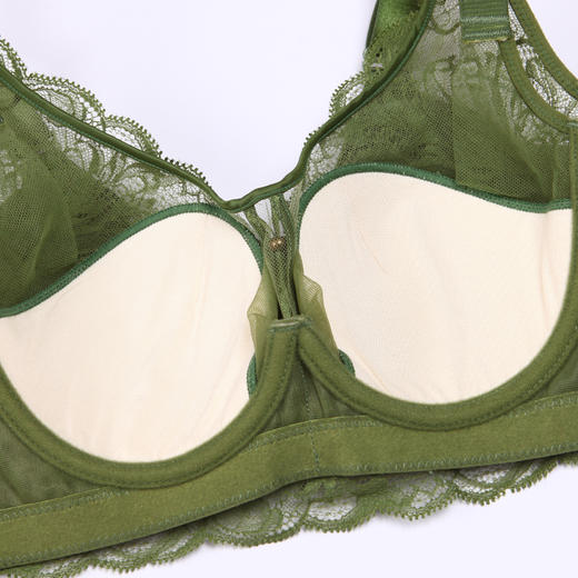 都市丽人舒软挺塑轻塑塑身内衣女蕾丝BC杯适穿3/4杯超薄款速干调整型文胸无钢圈四排扣LJ42B3 商品图6