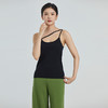 东黎 • 山羊绒女士春夏精纺斜肩带无袖休闲背心 4214 商品缩略图5