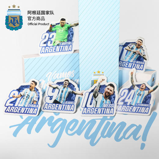 阿根廷国家队官方商品丨阿根廷球员肖像冰箱贴梅西磁铁足球迷周边 商品图3