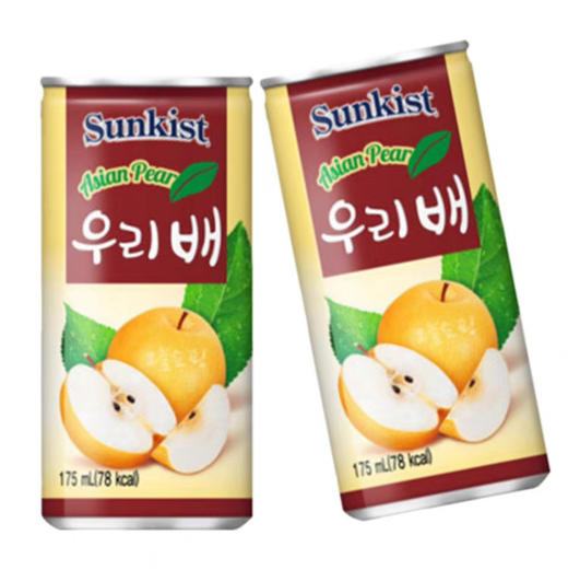 Sunkist梨味饮料175ml 商品图1