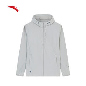 【3XL断码】安踏梭织防晒UPF50+运动外套男新款撞色薄款风衣152427624【无货退款】