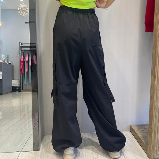 18GD松紧腰头直筒长工装裤40226（黑） 春季 408191032105 商品图1