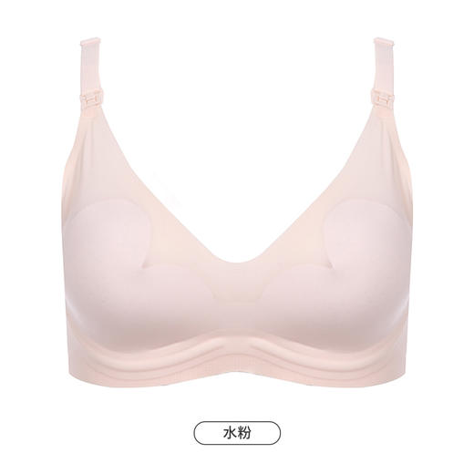 都市丽人快乐妈咪孕哺内衣女泳布文胸无尺码3/4杯超薄款速干无钢圈三排扣LB42L4 商品图12