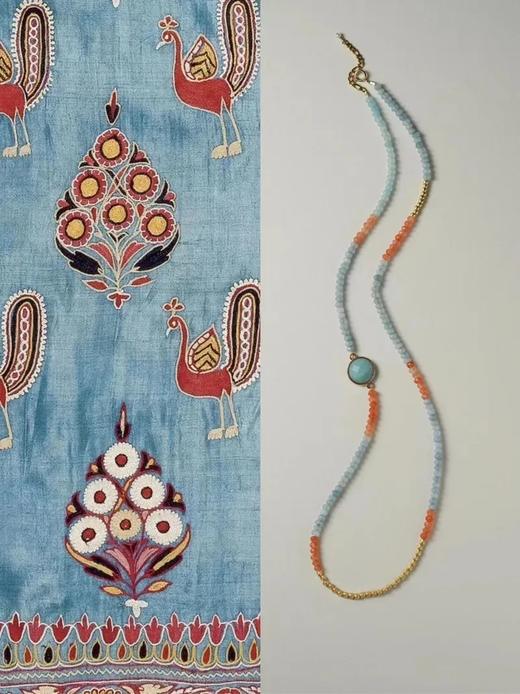 手作天然石新中式文玩手作串珠项链一梦入敦煌、柿柿如意规格可选 商品图4