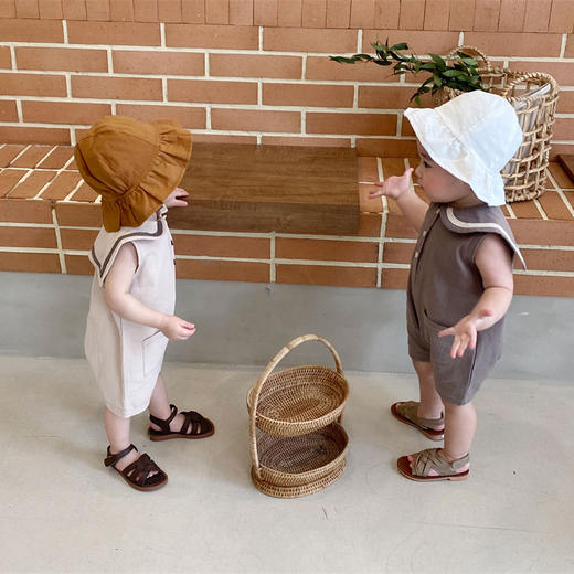 【亲肤布料，包裹宝宝柔软温馨！】婴儿衣服夏季婴童夏装韩版包屁衣，宝宝连体衣婴幼儿爬爬服A类哈衣！-QQ 商品图0