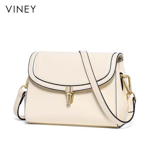 单肩小包 | VINEY含牛皮2024新款复古轻奢斜跨单肩小包5451 商品图10