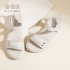 信诺真皮轻软凉鞋女士新款夏季厚底平底舒适防滑妈妈超软低跟女鞋L323-19 商品缩略图1