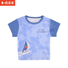 棉果果夏季新品男童纯棉短袖T恤M212140224260