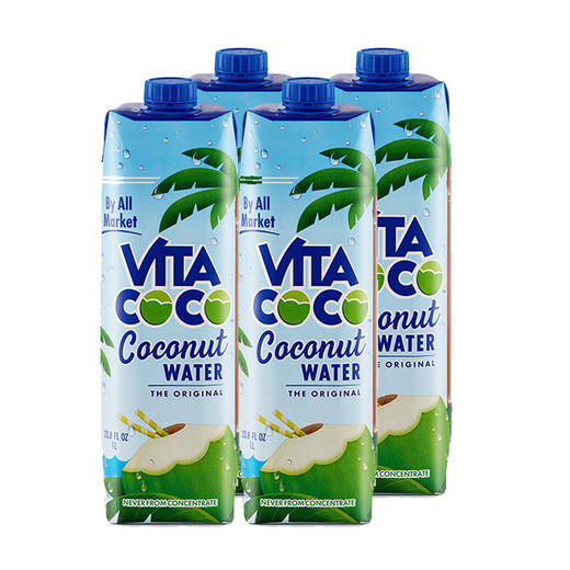 唯他可可1L椰子水  1L*4瓶 商品图1